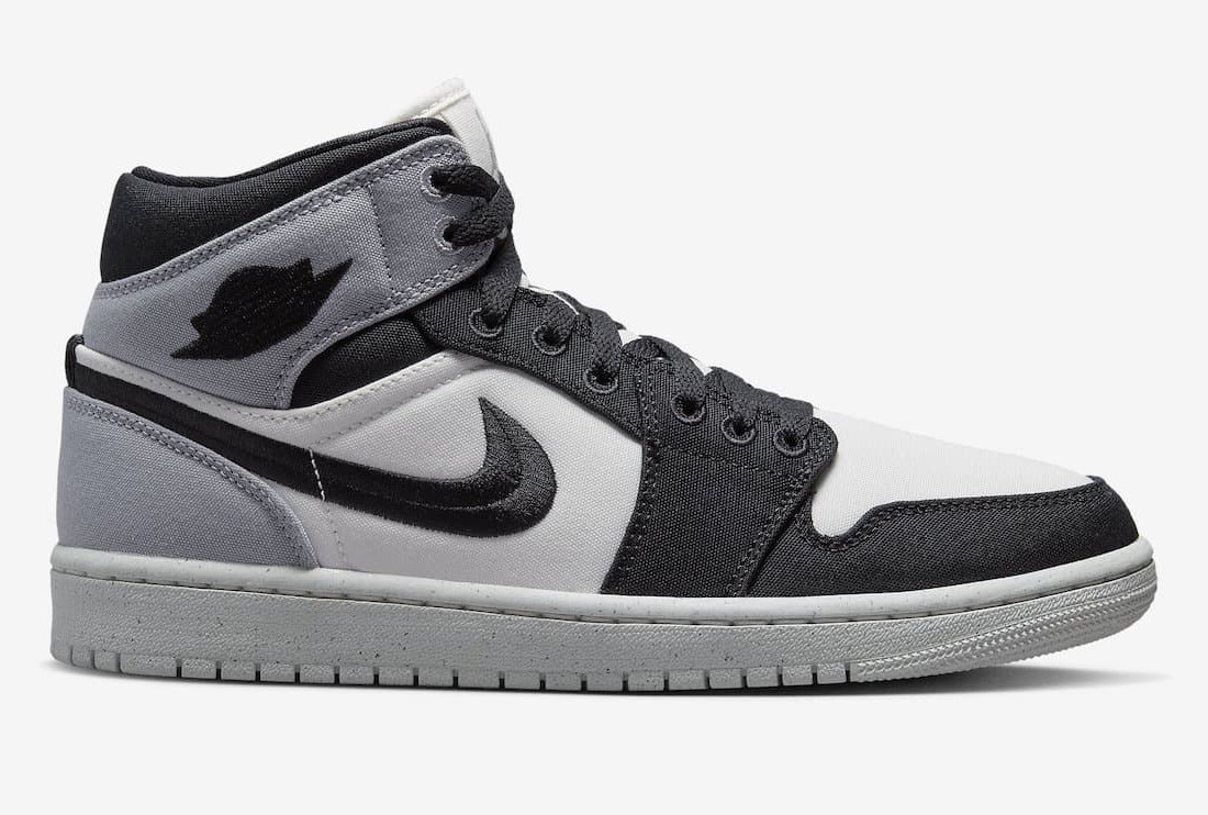 Air Jordan 1 Mid SE "Grey Canvas"