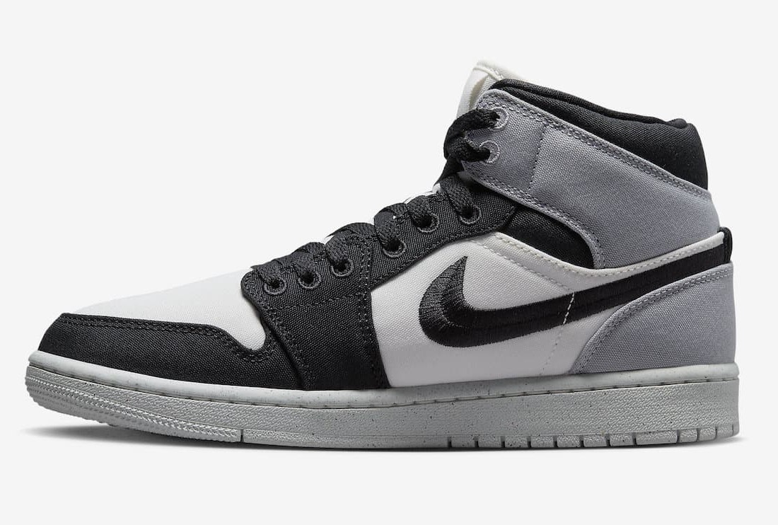 Air Jordan 1 Mid SE "Grey Canvas"