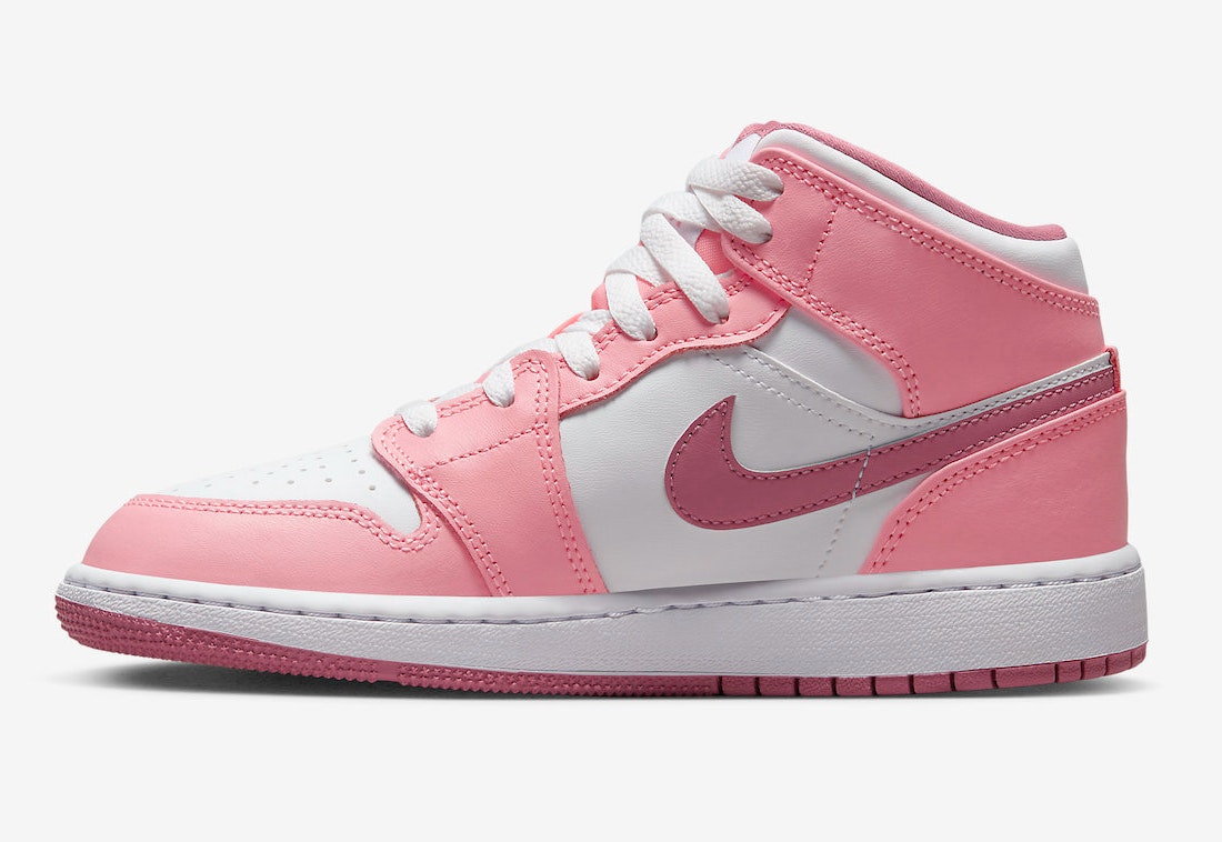 Air Jordan 1 Mid GS "Coral Chalk"