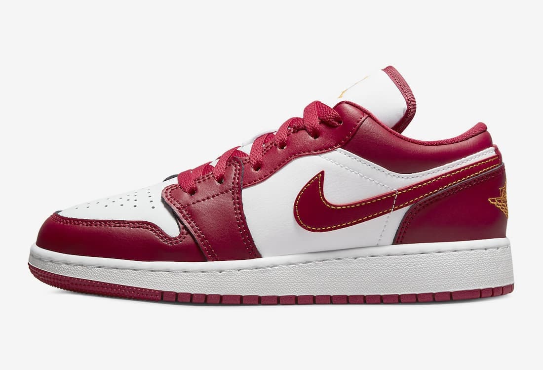 Air Jordan 1 Low GS "Cardinal Red"