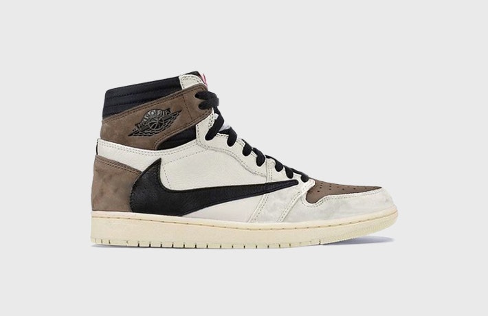 Travis Scott x Air Jordan 1 High (White/Mocha)