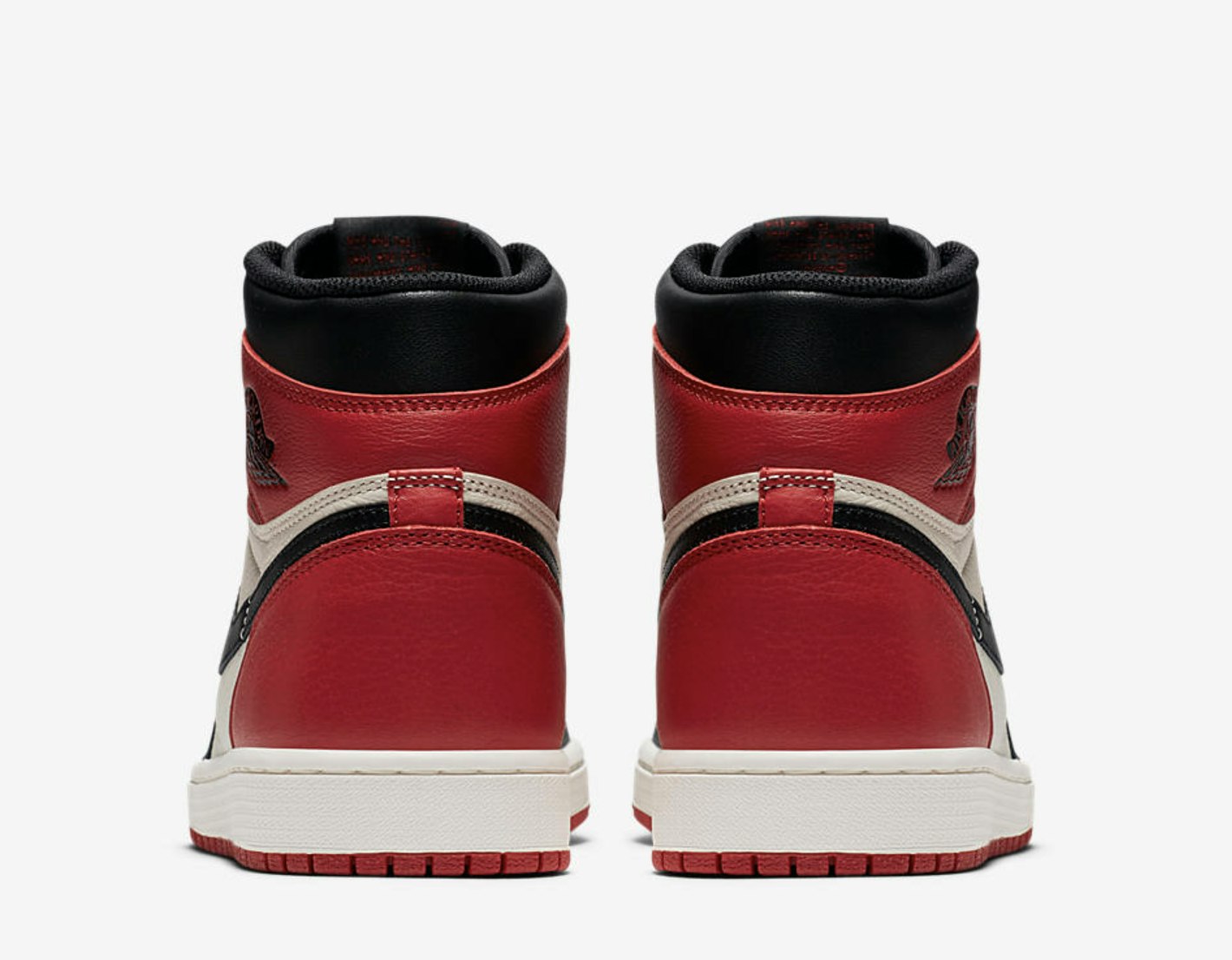 Jordan 1 high retro bred toe outlet