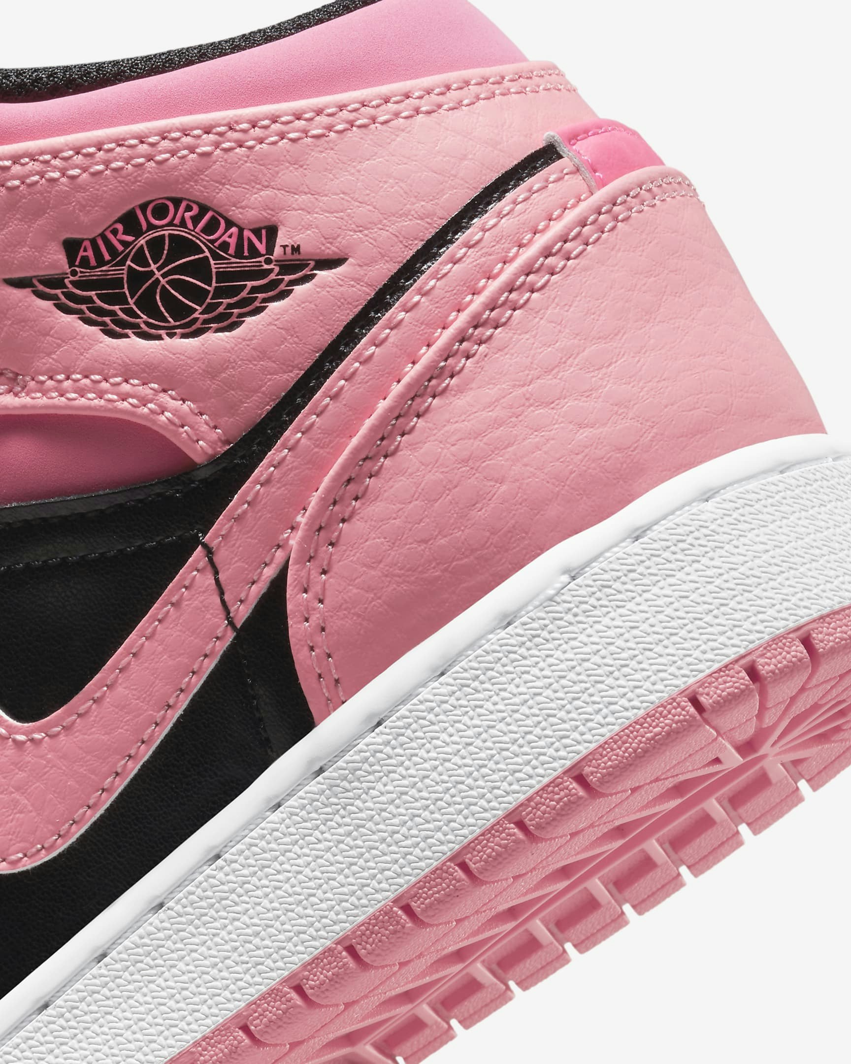 Air Jordan 1 Mid GS "Rush Pink"