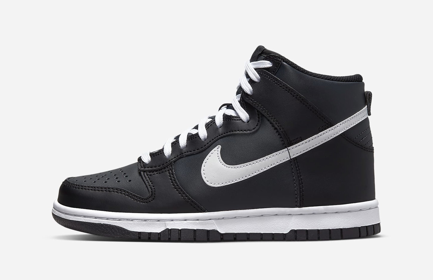 Nike Dunk High GS "Black/White"