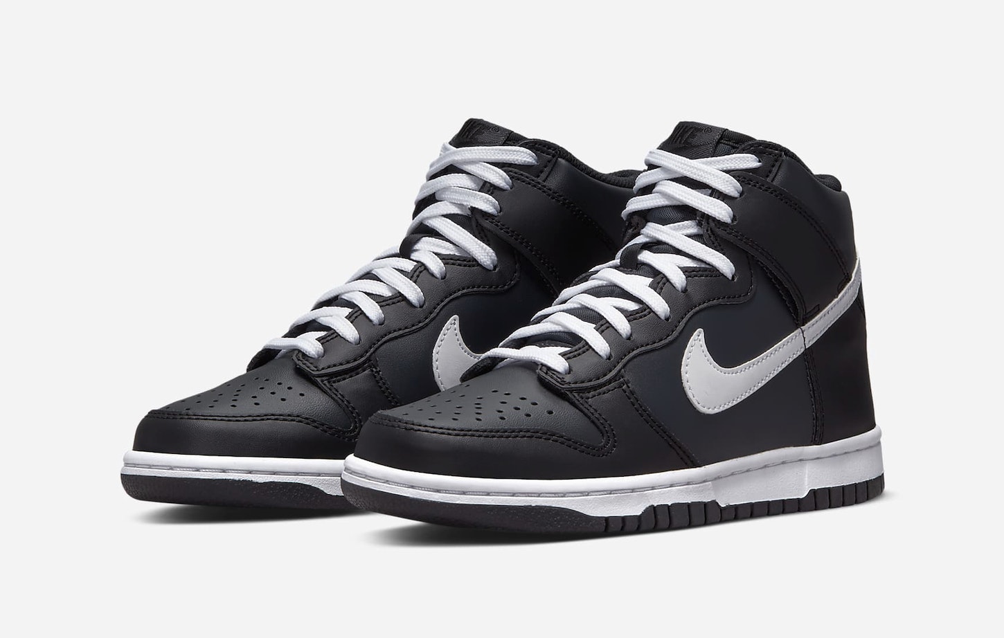 Nike Dunk High GS "Black/White"