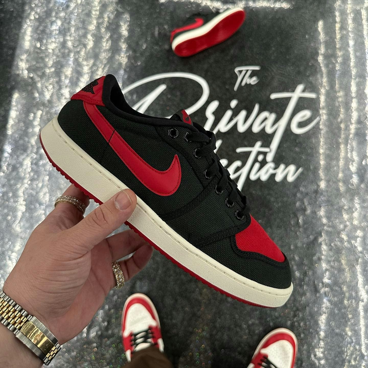 Air Jordan 1 AJKO Low "Black/Red"