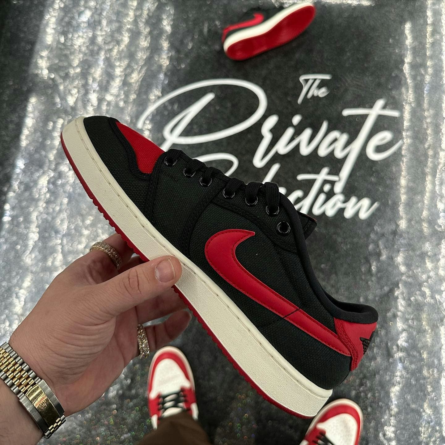 Air Jordan 1 AJKO Low "Black/Red"