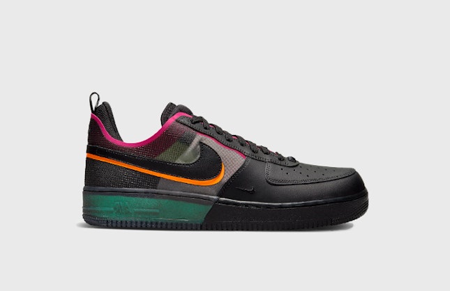 Nike Air Force 1 Low React "Black Neon"