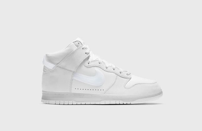 Slam Jam x Nike Dunk High "Clear Pure Platinum"