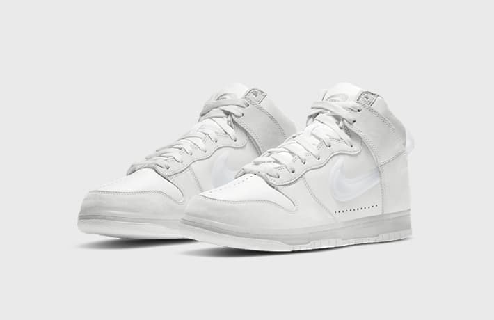 Slam Jam x Nike Dunk High "Clear Pure Platinum"