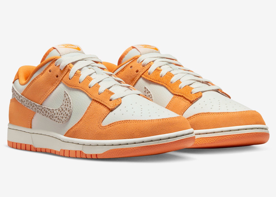 Nike Dunk Low Safari Swoosh "Kumquat"