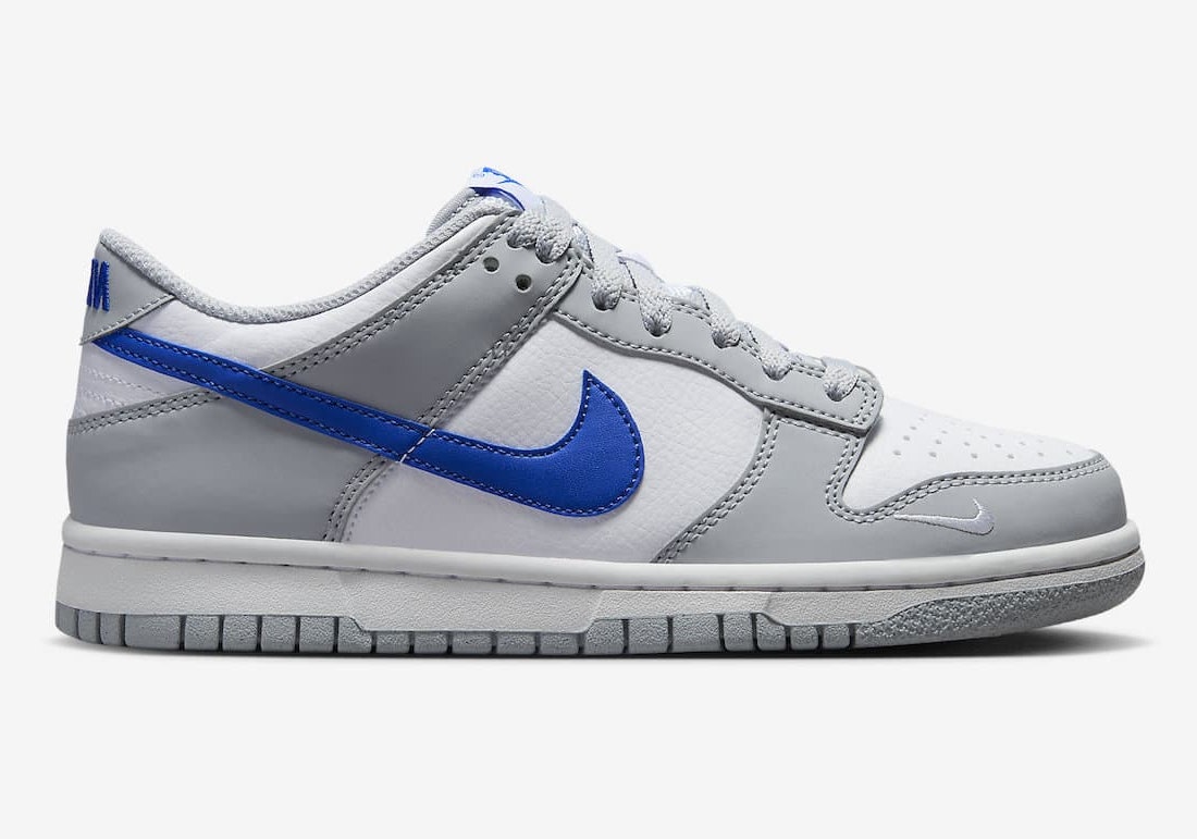 Nike Dunk Low GS "Grey/Royal Blue"