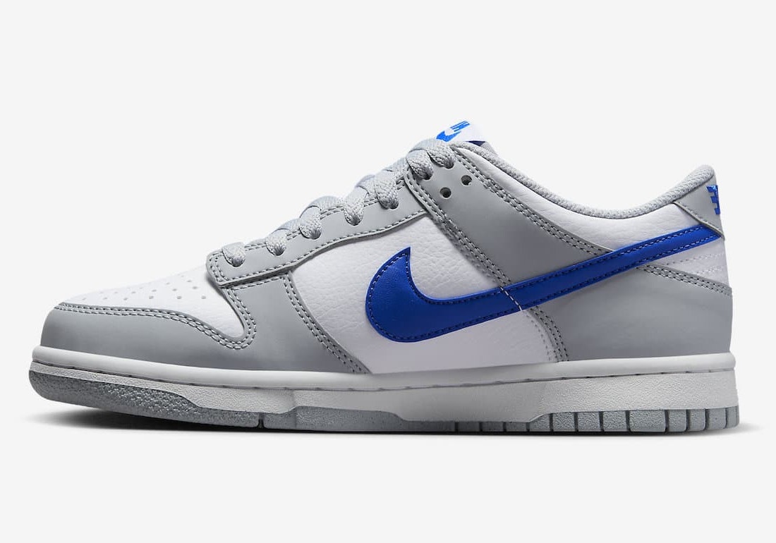 Nike Dunk Low GS "Grey/Royal Blue"