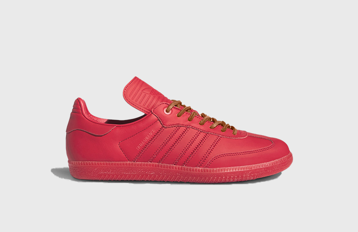 Pharrell Williams x adidas Samba Humanrace Red kaufen IE7297 HEAT MVMNT