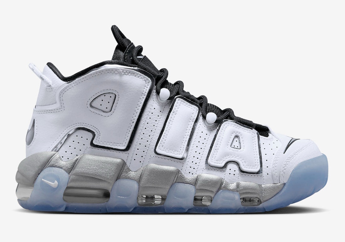 Nike Air More Uptempo "White Metallic"