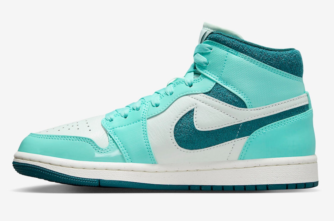 Air Jordan 1 Mid "Bleached Turquoise"