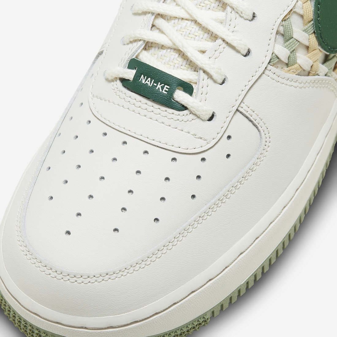 Nike Air Force 1 Low "NAI-KE" (Olive Green)