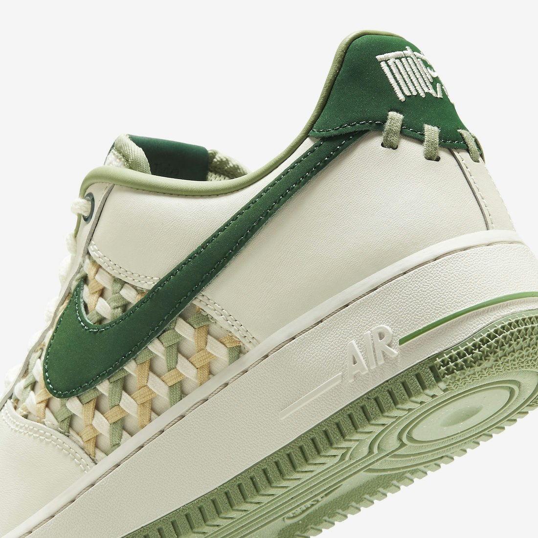 Nike Air Force 1 Low "NAI-KE" (Olive Green)