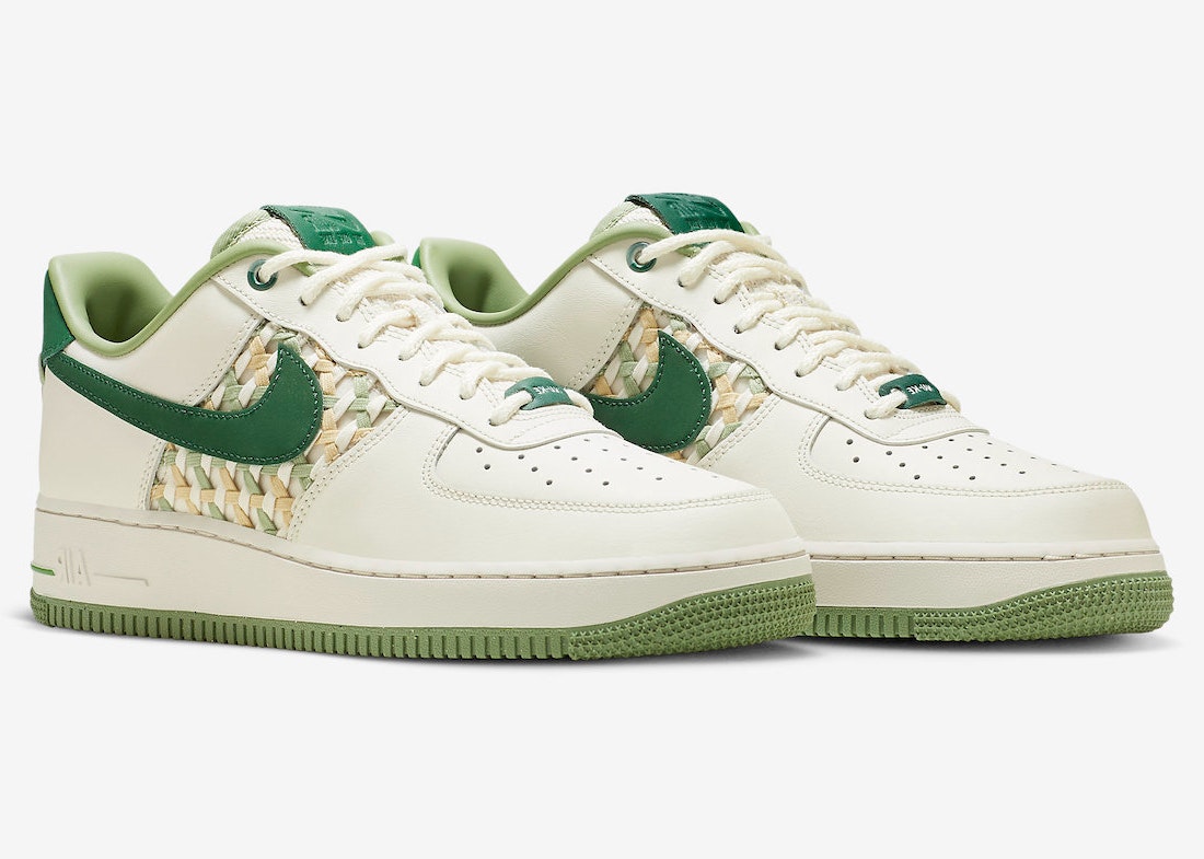 Nike Air Force 1 Low "NAI-KE" (Olive Green)