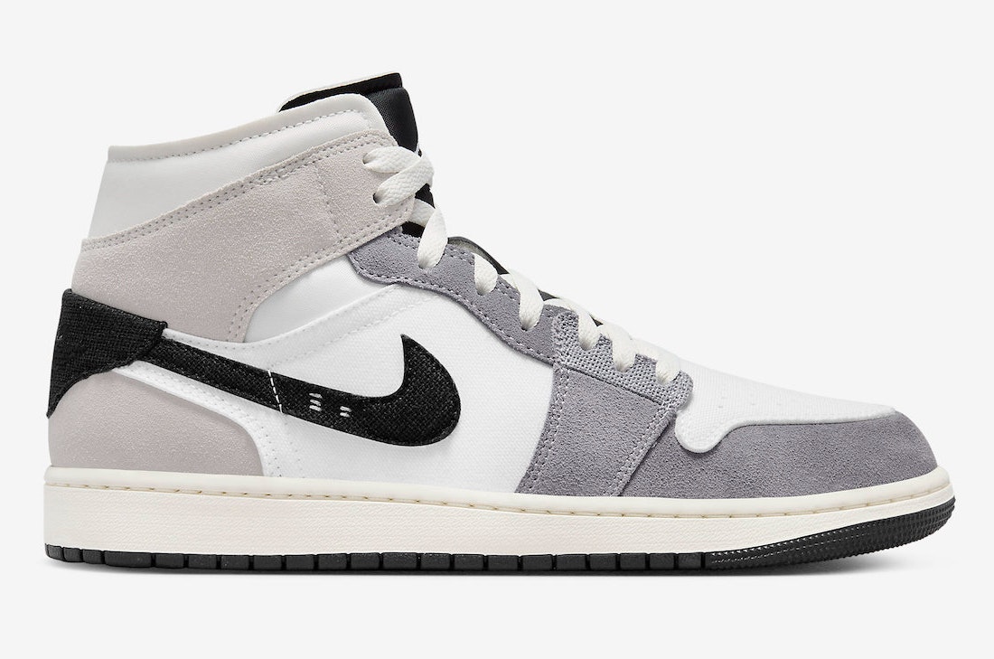 Air Jordan 1 Mid Craft "Cement Grey"