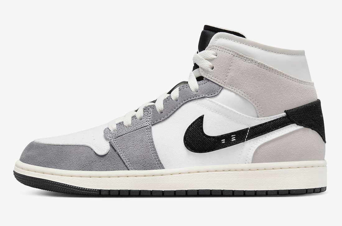 Air Jordan 1 Mid Craft "Cement Grey"