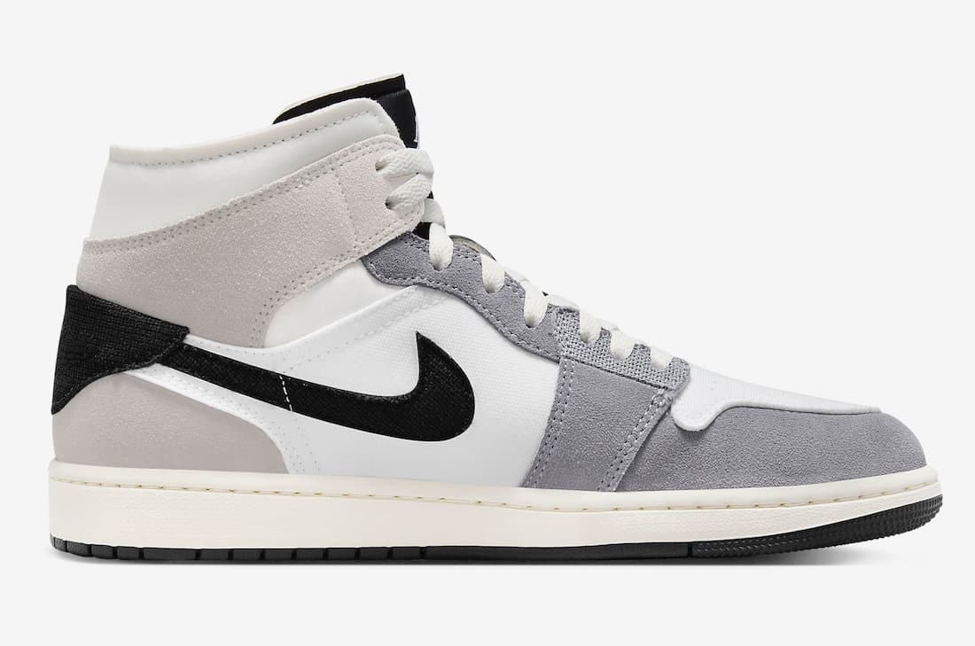 Air Jordan 1 Mid Craft "Cement Grey"