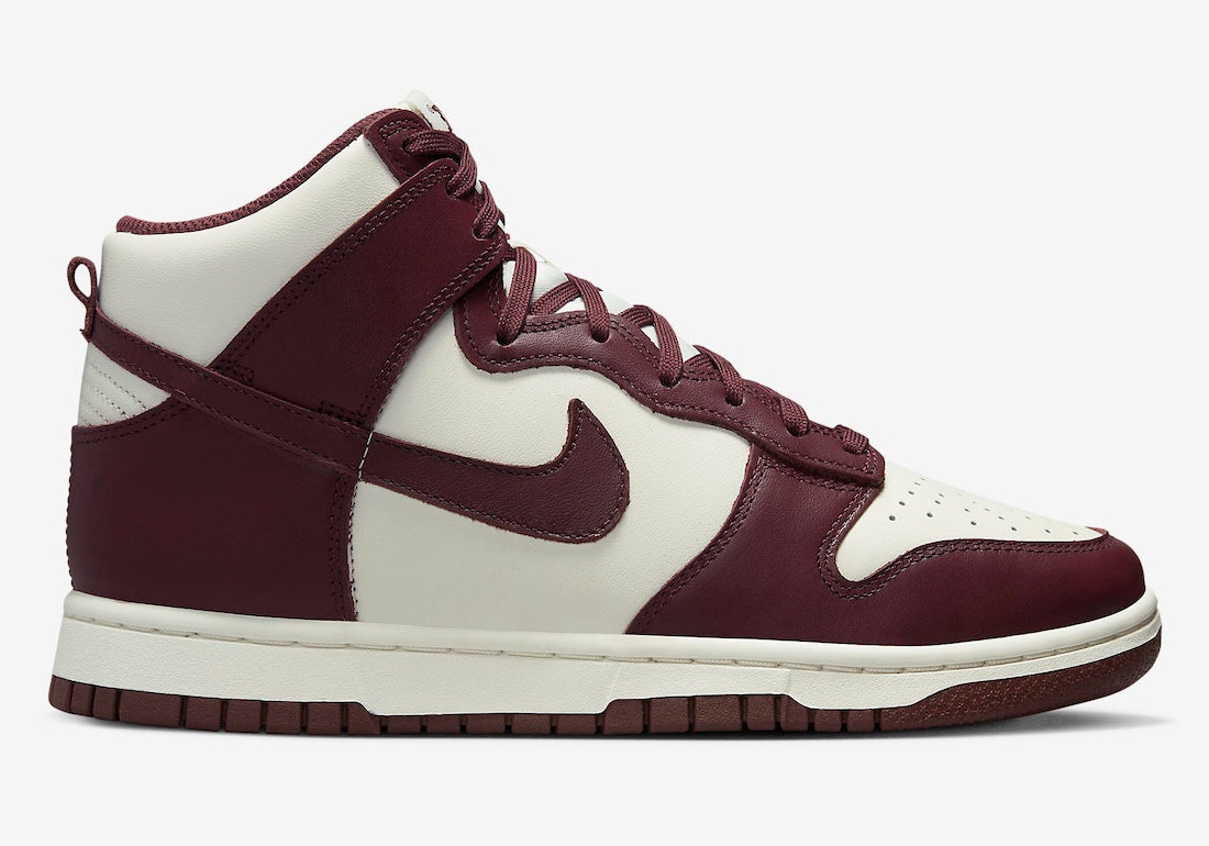 Nike Dunk High "Burgundy Crush"