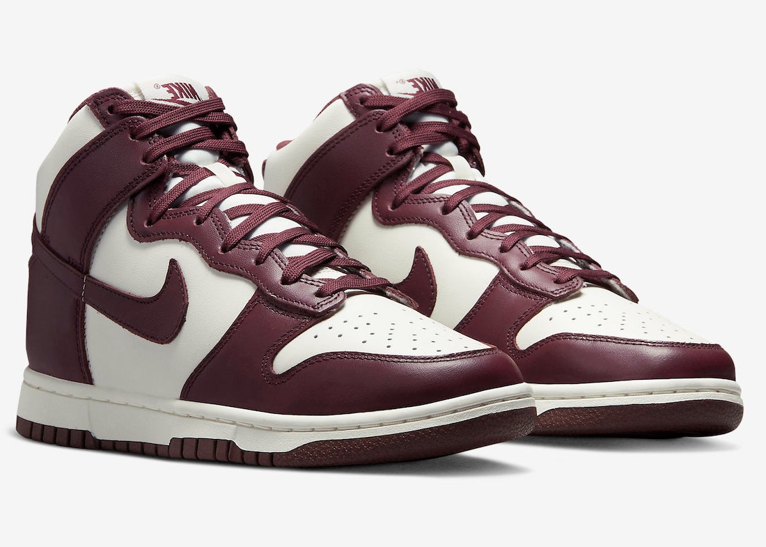 Nike Dunk High "Burgundy Crush"