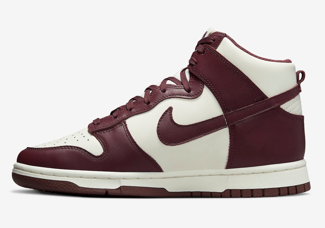 Nike Dunk High "Burgundy Crush"