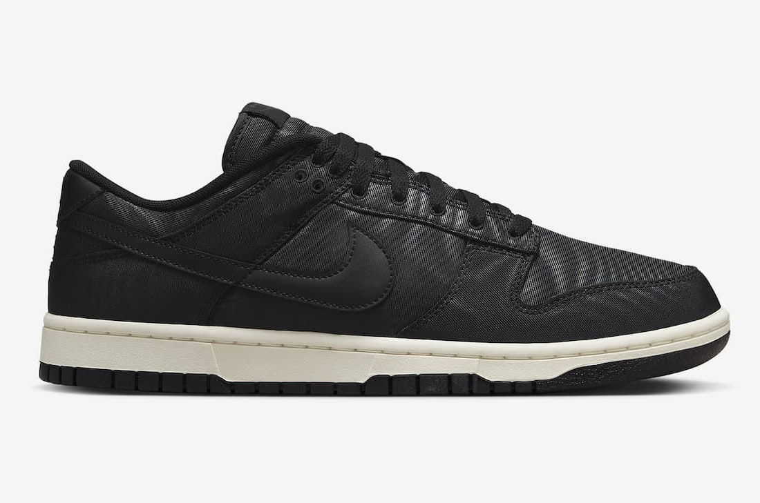 Nike Dunk Low "Black Canvas"