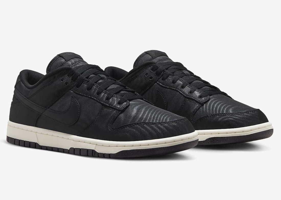 Nike Dunk Low "Black Canvas"