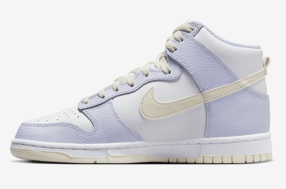 All white nike dunks high deals