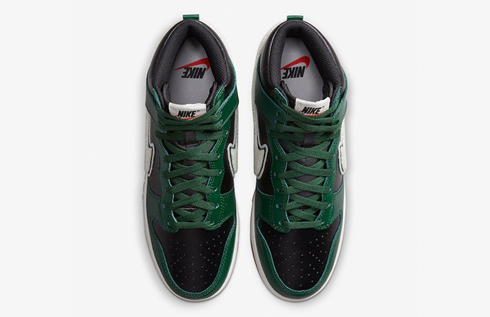 Nike Dunk High "Chenille Swoosh" (Gorge Green)