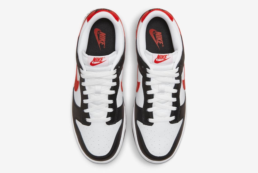 Nike Dunk Low "Red Swoosh Panda"