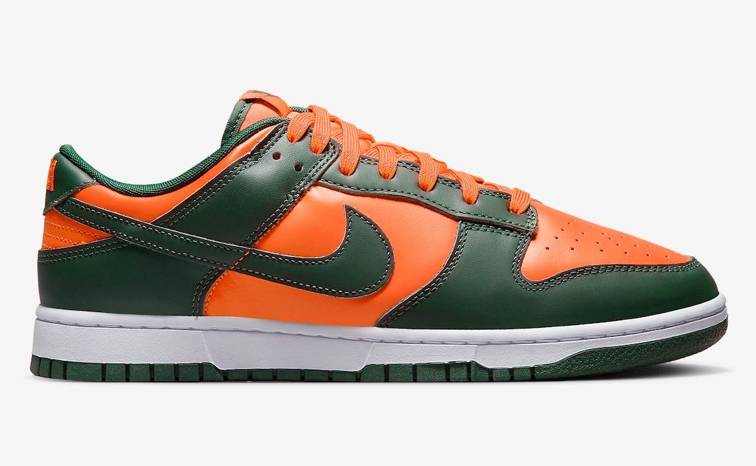 Nike Dunk Low "Miami Hurricanes"