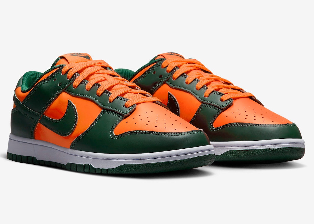 Nike Dunk Low "Miami Hurricanes"