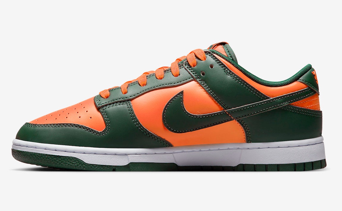 Nike Dunk Low "Miami Hurricanes"