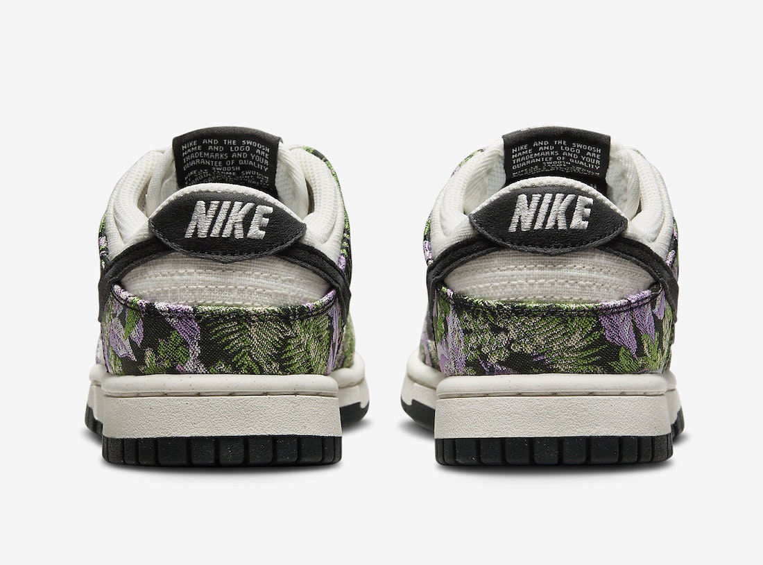 Nike Dunk Low "Next Nature" (Floral Tapestry)