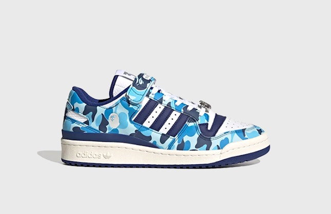 BAPE x adidas Forum Low "30th Anniversary" (Blue Camo)