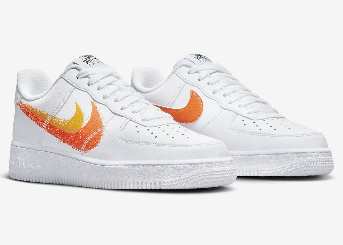 Nike Air Force 1 Low Spray Paint Swoosh FJ4228-100 Release Date