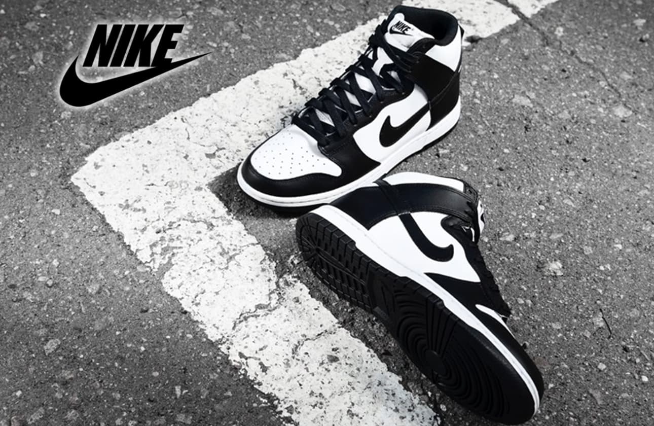 Nike Dunk High "Black & White"