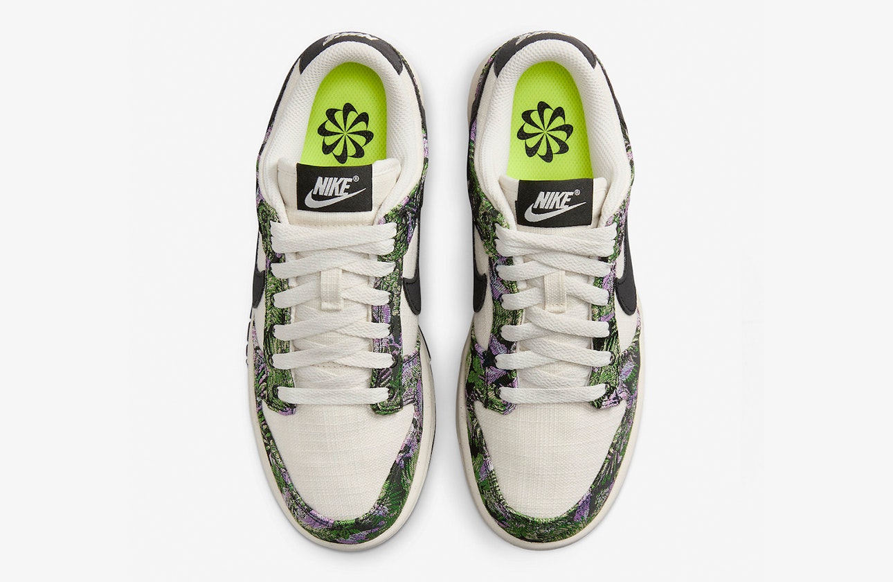 Nike Dunk Low "Next Nature" (Floral Tapestry)