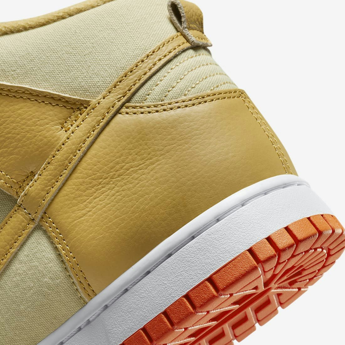 Nike Dunk High "Gold Canvas"