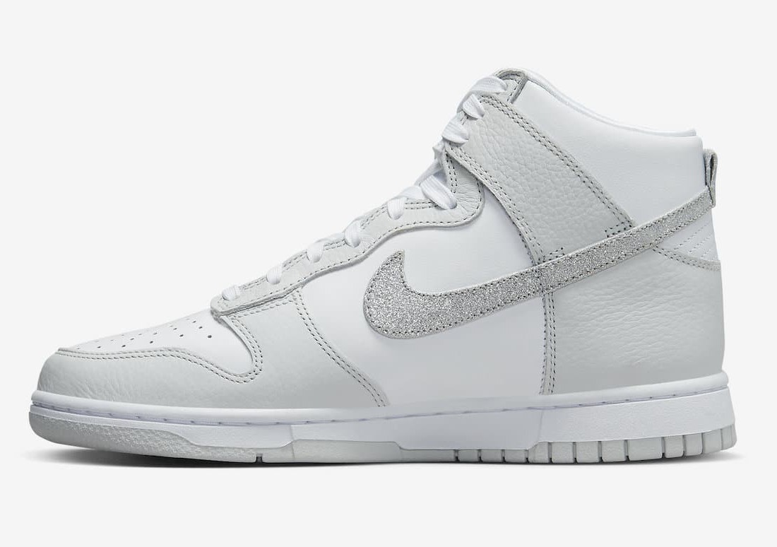 Nike Dunk High "Silver Swoosh"