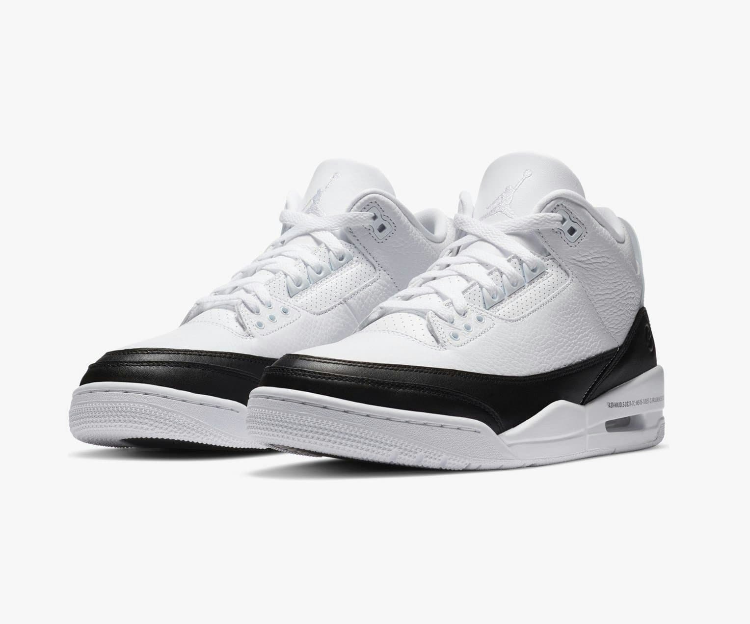 Fragment x Air Jordan 3 (White/Black)