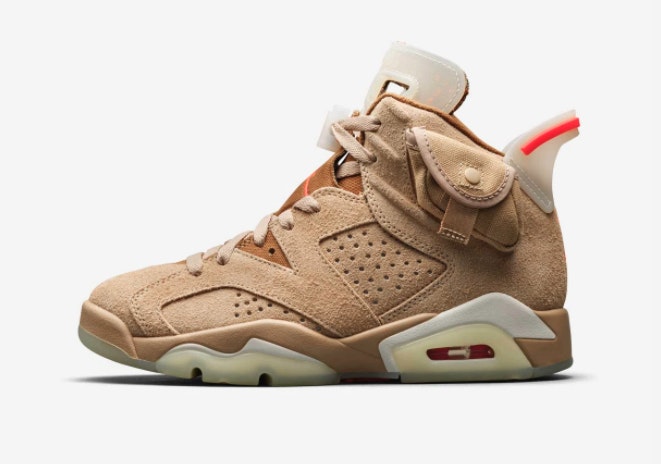 Travis Scott x Air Jordan 6 “British Khaki”