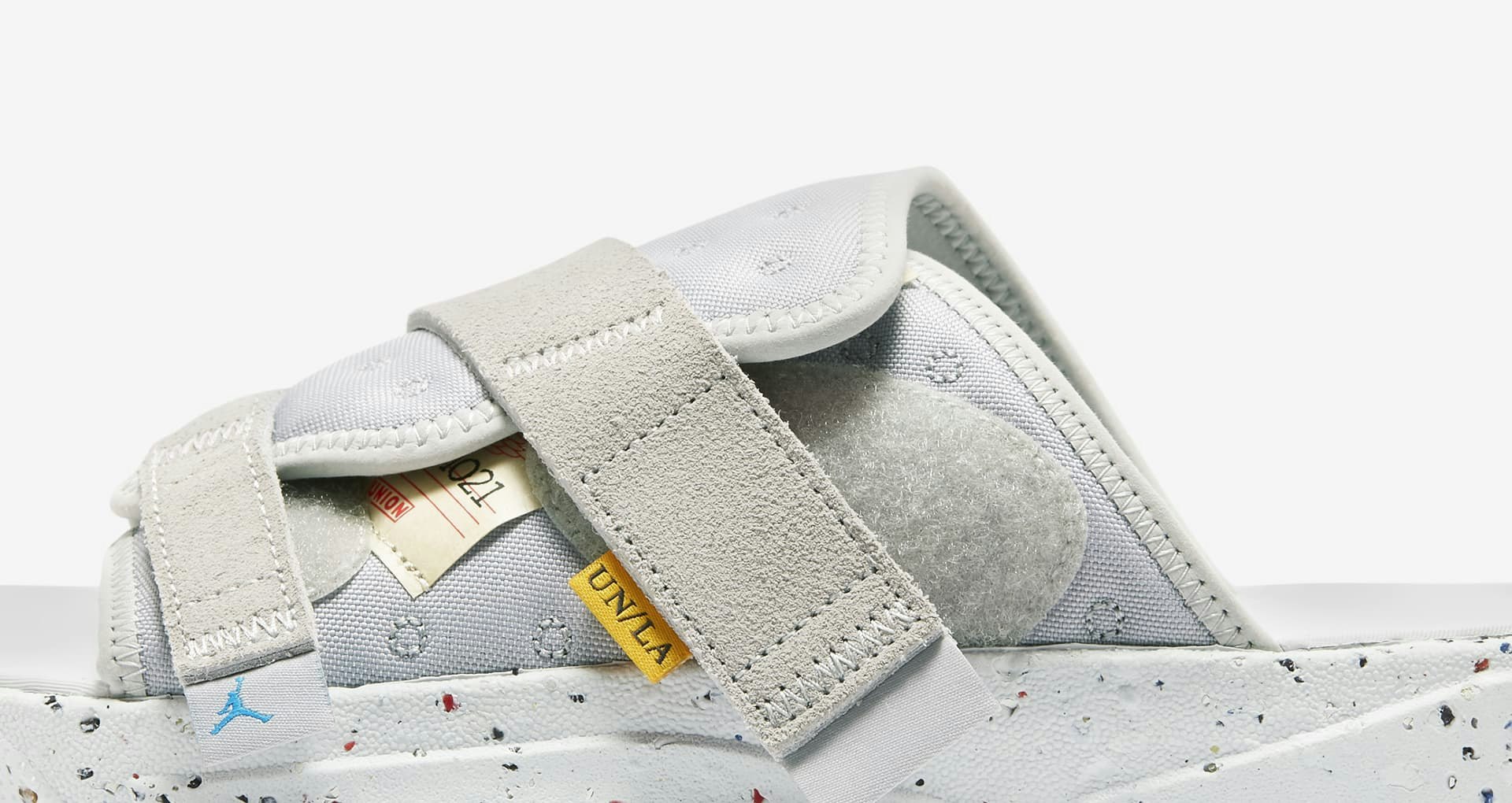 Union x Jordan Crater Slide "Grey Fog"