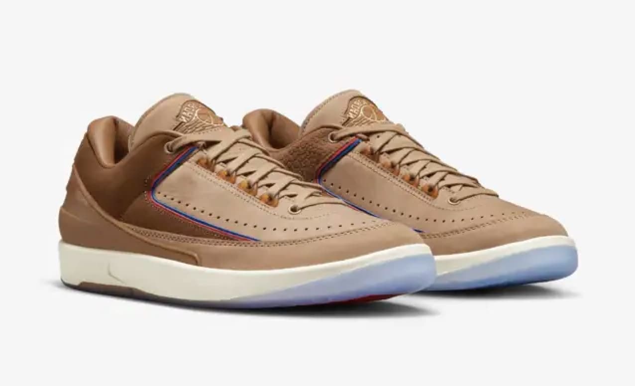 Two 18 x Air Jordan 2 Low "Brown"