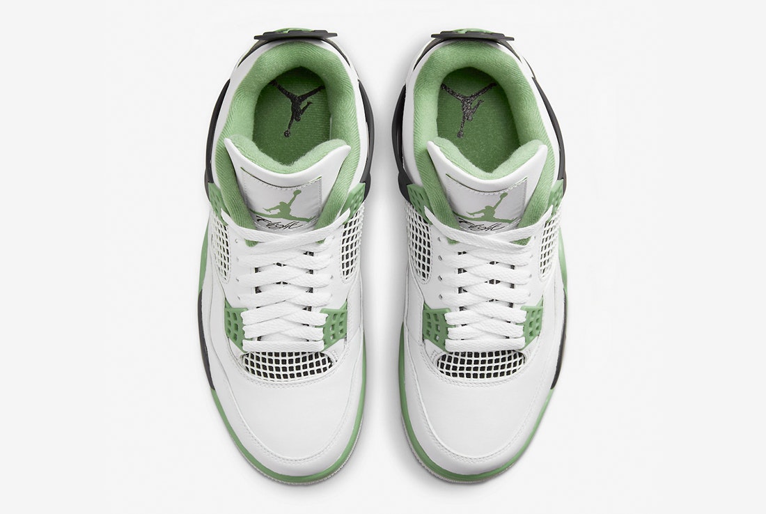 Air Jordan 4 Retro "Oil Green" (Seafoam)