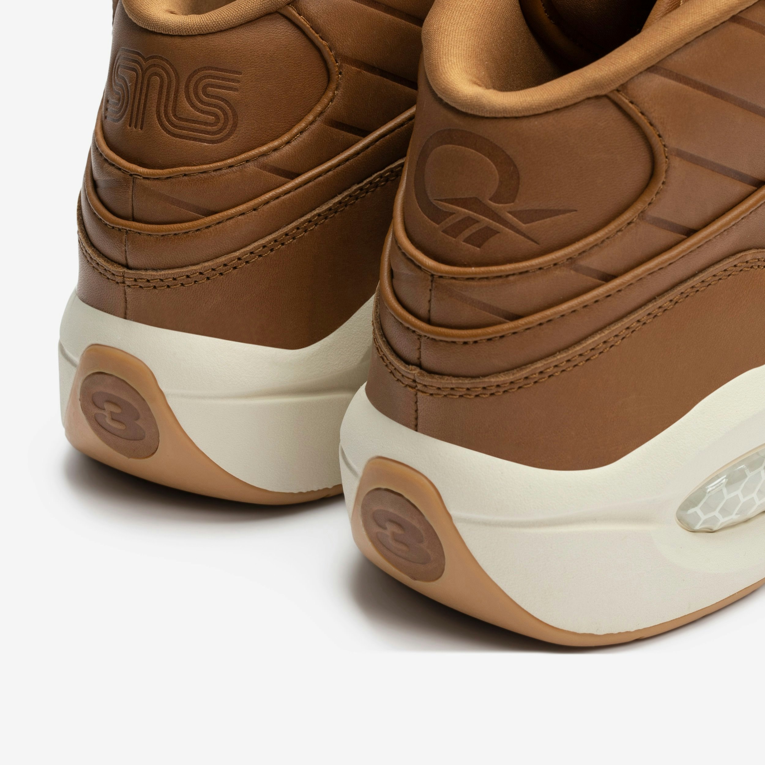 SNS x Reebok Question Mid "Leather Brown"